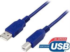 Deltaco USB A to USB B 2m kaapeli