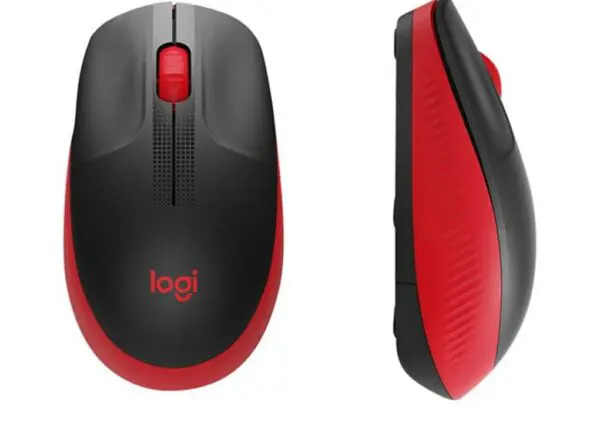 Logitech M190 Full-Size langaton hiiri, punamusta - Image 2